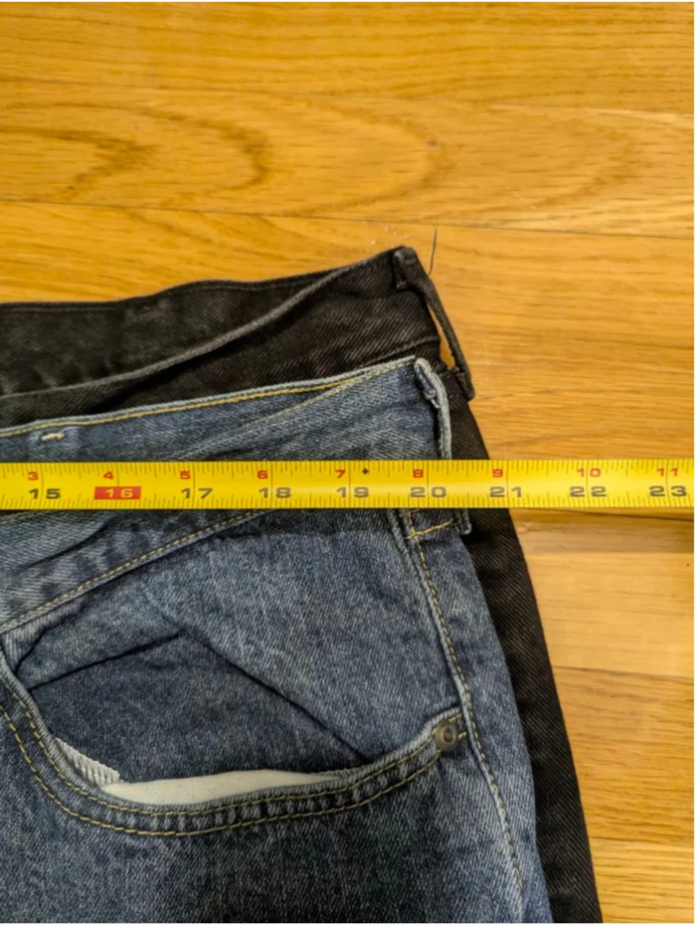 Lee Straight Leg Jeans 42 x 32 Blue Black Set of 2